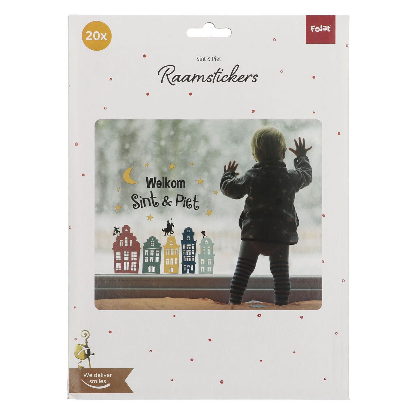 Folat BV Fensteraufkleber Willkommen Sint Piet