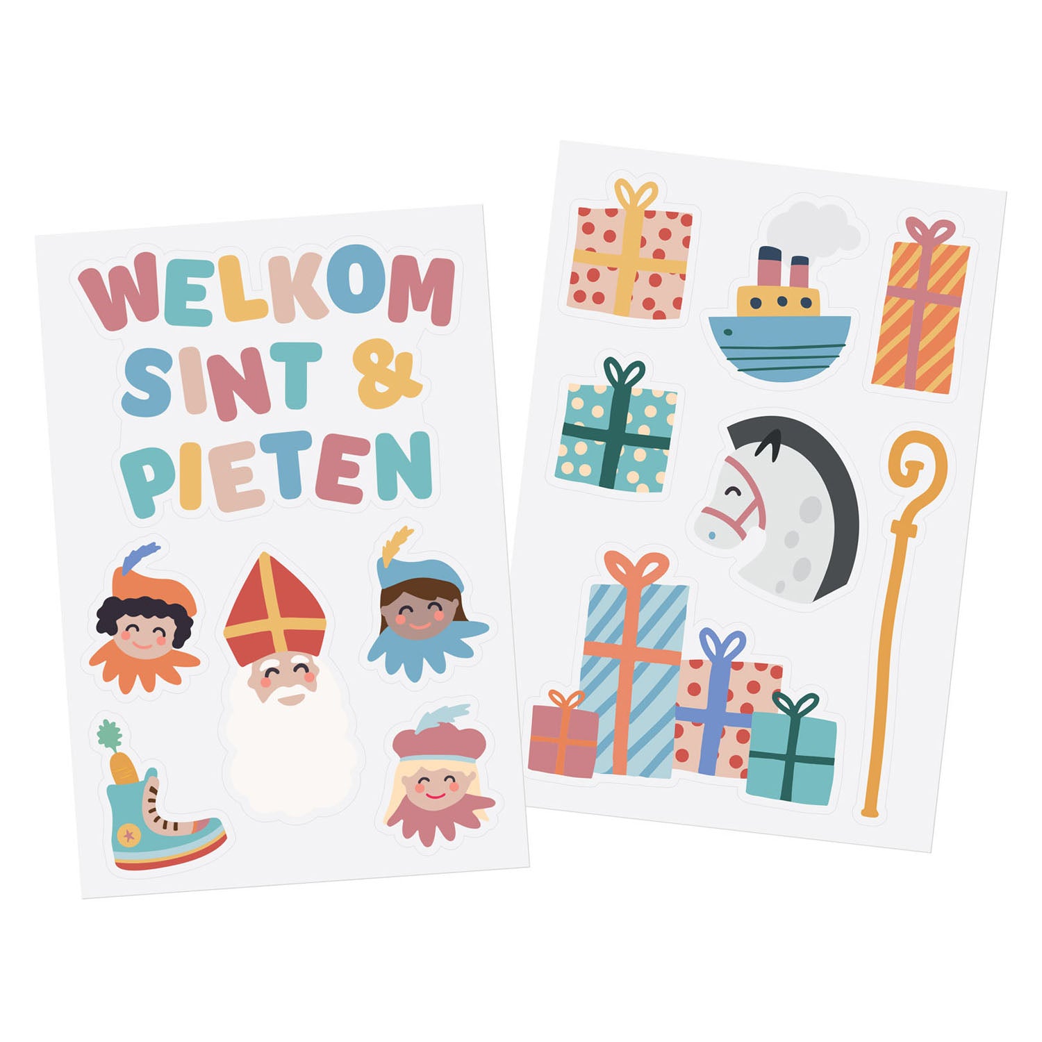 Folat Bv Raamstickers Willkommen Sint Pieten, 13st.