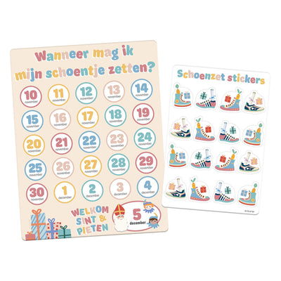Folat BV Sintkalender Wann kann ich meinen Schuh legen?