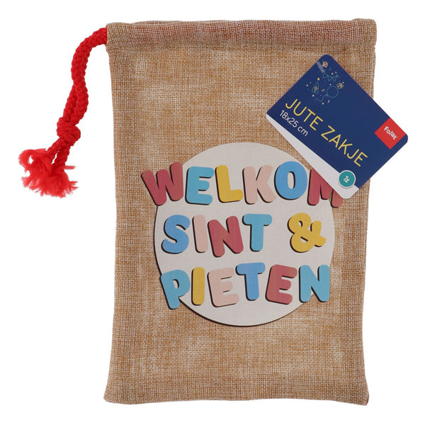 Folat bv Jute-Lebkuchenbeutel „Welcome Saint Pete“.