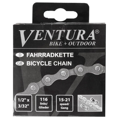 Ventura Kette FD1002A - 6 7sp - 1 2 x 3 32 - 116 Glieder - grau