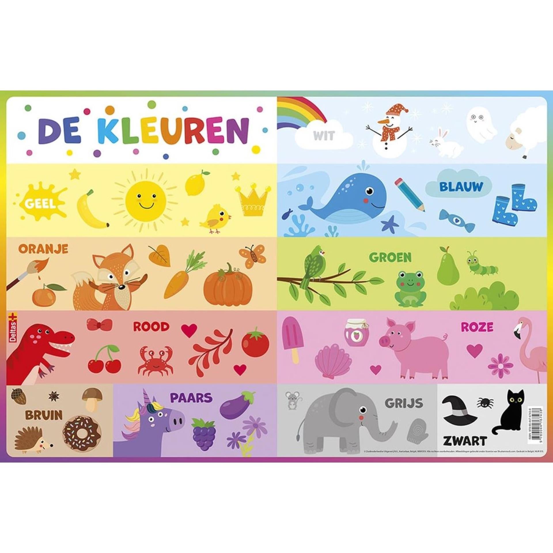 Deltas Untersetzer – die Farben