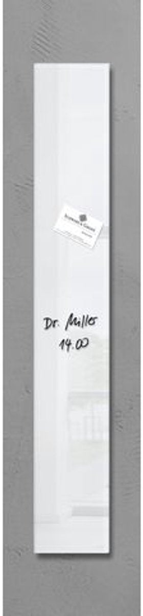 Sigel Glas-Magnettafel – Artverum – 12 x 78 cm – Superweiß – Si-gl101