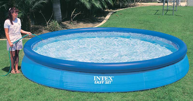 Intex Easy Set Schwimmbecken 366 x 76 cm - Mit 12-Volt-Filterpumpe