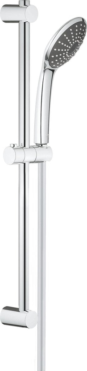 Grohe Vitalio Joy Mono Brauseset – Handbrause Ø 11 cm – Brausestange 60 cm – Brauseschlauch 175 cm – Chrom