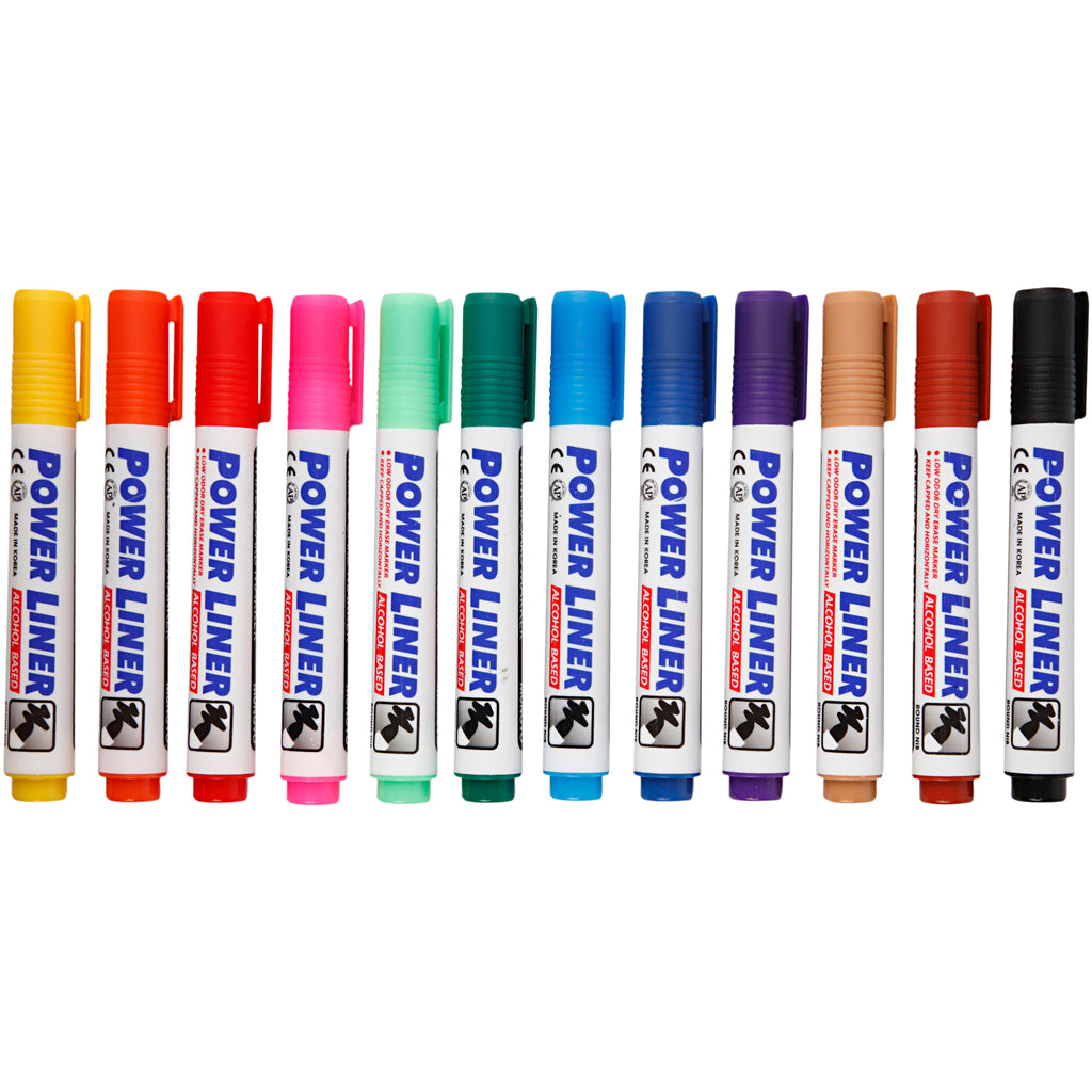 Whiteboardmarker, Strichstärke 4 mm, verschiedene Farben, 12 Stück, 1 Box