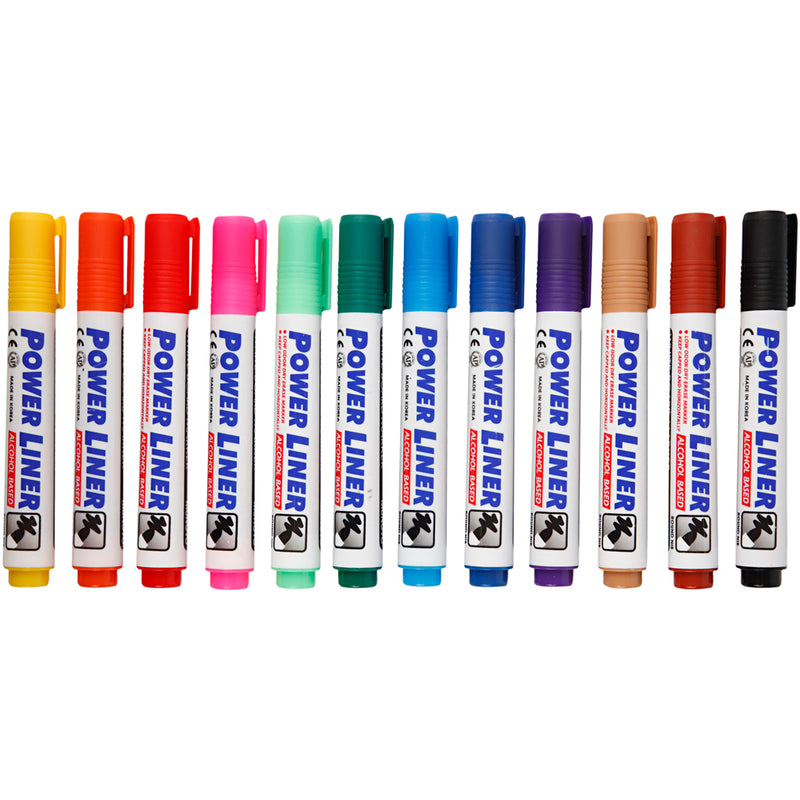 Whiteboardmarker, Strichstärke 4 mm, verschiedene Farben, 12 Stück, 1 Box