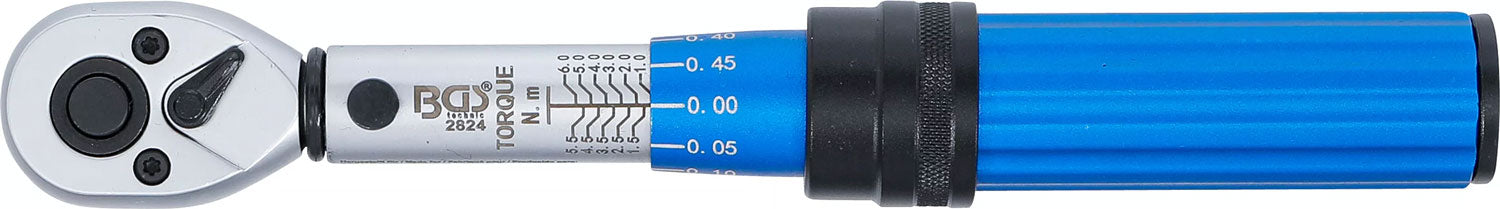 BGS Technic Drehmomentschlüssel 1 4 1-6 Nm