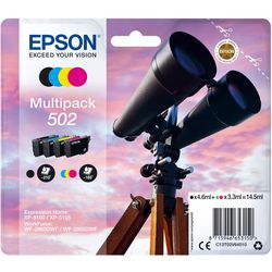 Tintenpatrone 502 Multipack Schwarz, Gelb, Cyan, Magenta