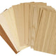 Creativ Company Bambusfurnier, Blatt 12x22 cm, Stärke 0,75 mm, 30 div. Blätter 1 Karton