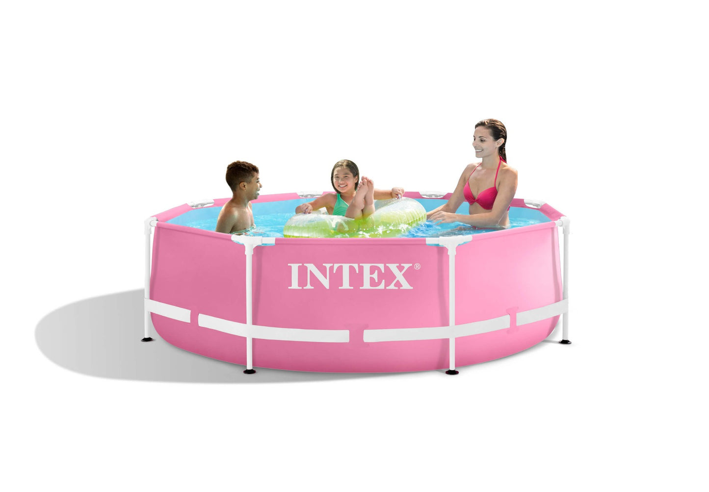 Intex Pink Metallrahmen Pool 244 x 76 cm