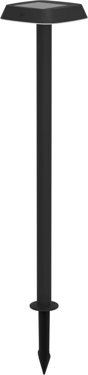 Eglo Dreoli Solar-Spike-Lampe – Außen-Stehleuchte – Solarenergie – LED – 103,5 cm – Schwarz und Weiß