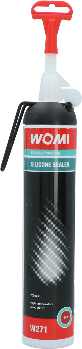 Womi Silikondichtung W271 – 200 ml rot – hitzebeständige Dichtung – ölbeständig – flexibel langlebig