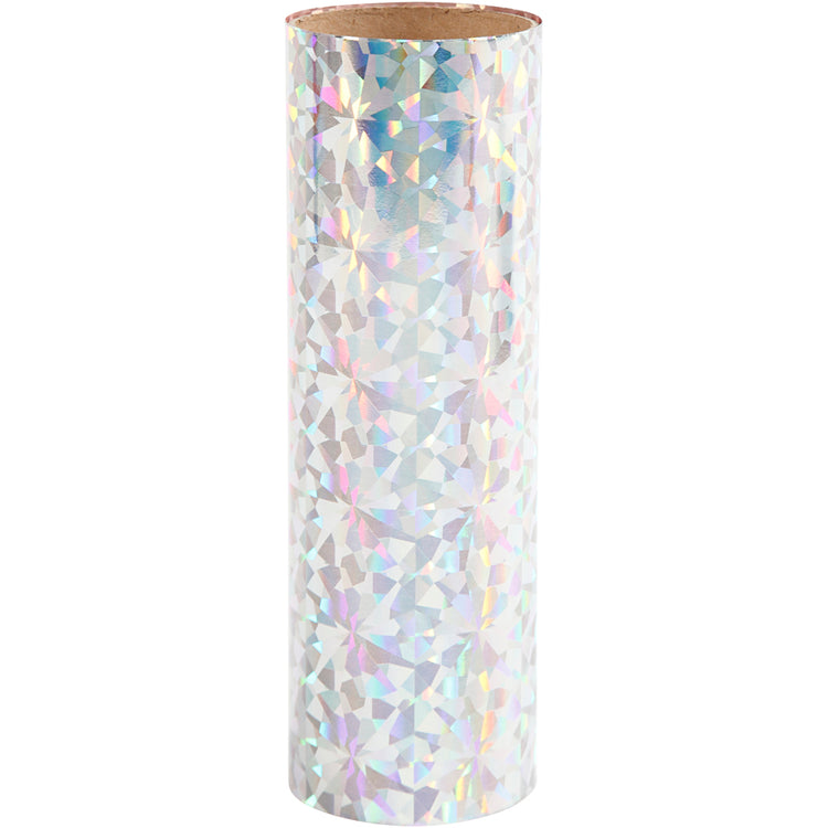 Creativ Company Dekofolie, B: 15,5 cm, Stärke 0,02 mm, Silber, 50 cm 1 Rolle