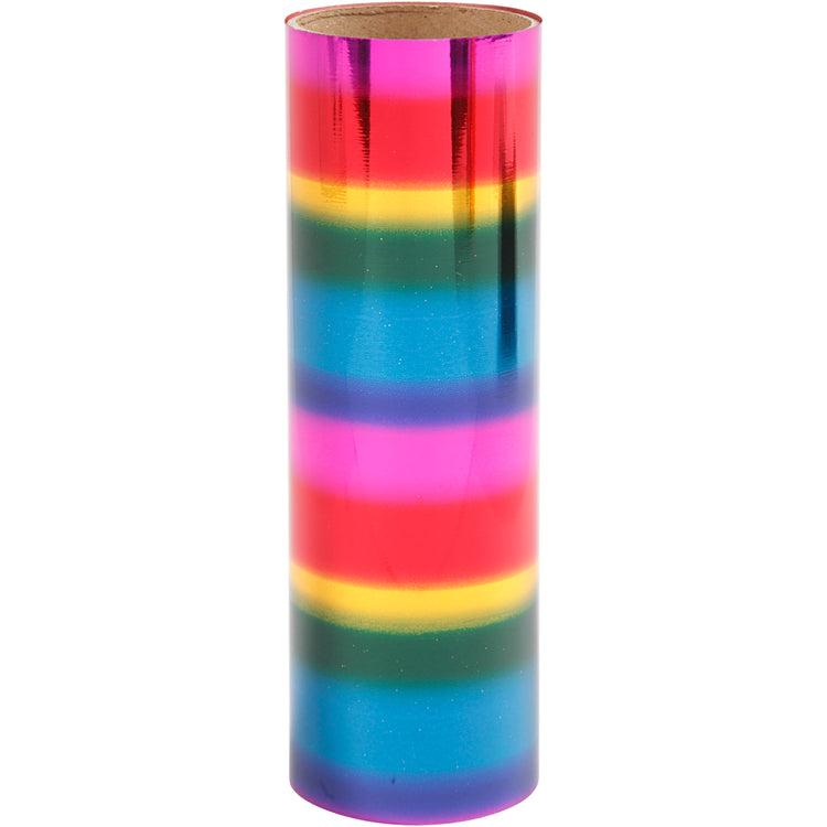 Creativ Company Dekofolie, B: 15,5 cm, Stärke 0,02 mm, Regenbogenfarben, 50 cm 1 Rolle