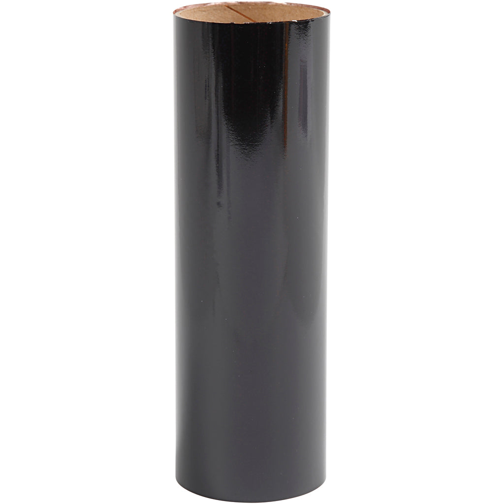 Creativ Company Dekofolie, B: 15,5 cm, Stärke 0,02 mm, schwarz, 50 cm 1 Rolle
