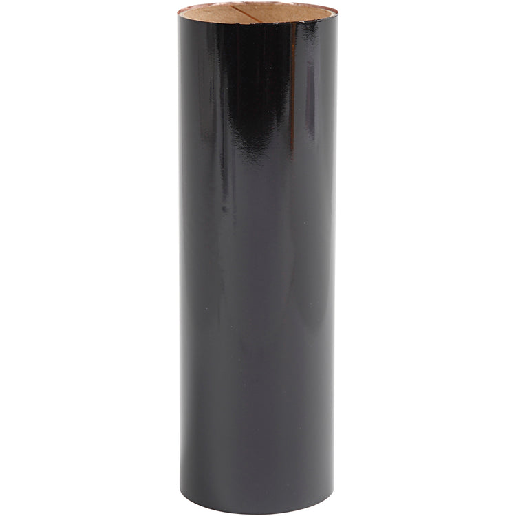 Creativ Company Dekofolie, B: 15,5 cm, Stärke 0,02 mm, schwarz, 50 cm 1 Rolle