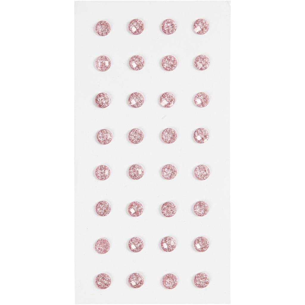 Kreativfirma Straßstones Light Red, 32st.