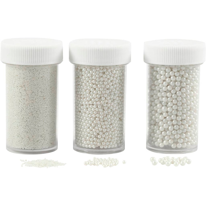 Kreativfirma Mini -Stein -Taucher von Glass Pearl Powerling, 3x45 Gramm