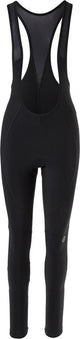 Agu lange Radhose mit Sitzpolster II Essential Damen – Schwarz – XS – mit Hosenträgern