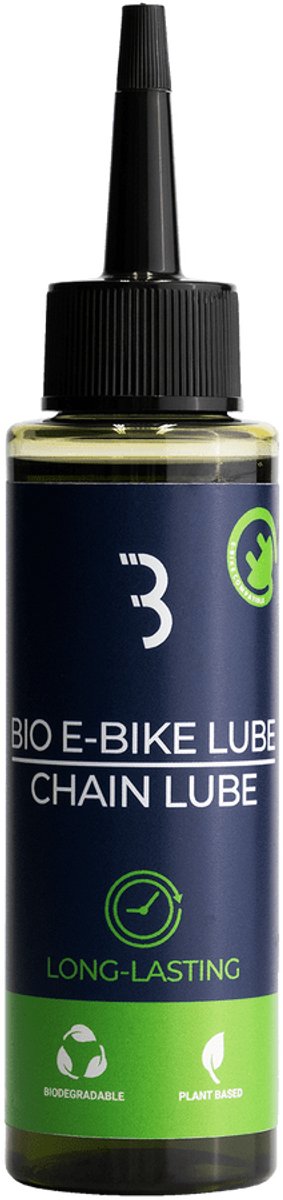 BBB Fahrradkettenschmiermittel – Bioebikelube 100 ml – pflanzliches Kettenöl für Elektrofahrräder – für jedes Wetter – BCH-202
