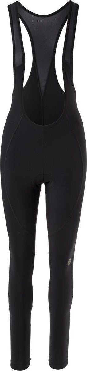 Agu lange Radhose mit Sitzpolster II Essential Damen – Schwarz – XS – mit Hosenträgern
