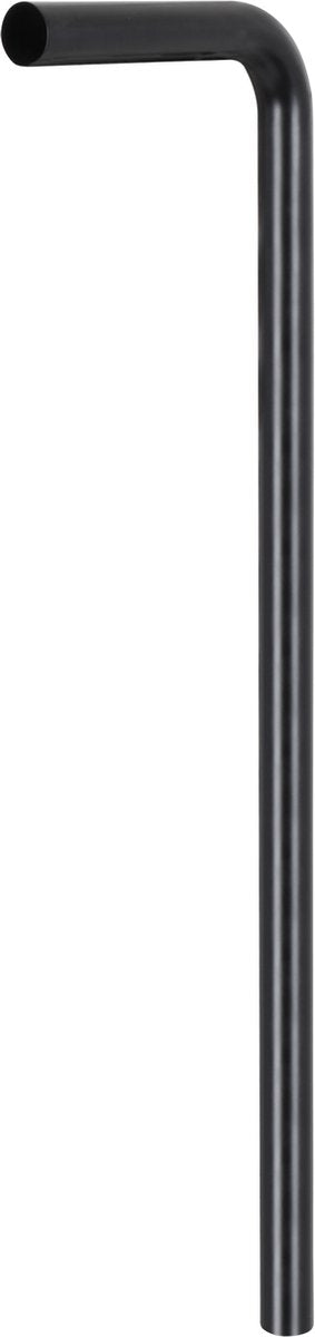 Differnz Bodenrohr mattschwarz – langlebiger Edelstahl – ø 32 mm – 750 x 220 mm