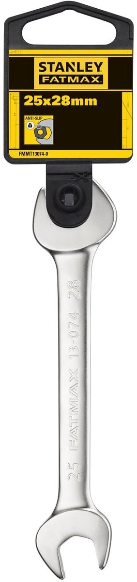 Stanley - Fatmax Maulschlüssel 25x28mm rutschfest - Maulschlüssel - Gabelschlüssel - 1 Stück(e)