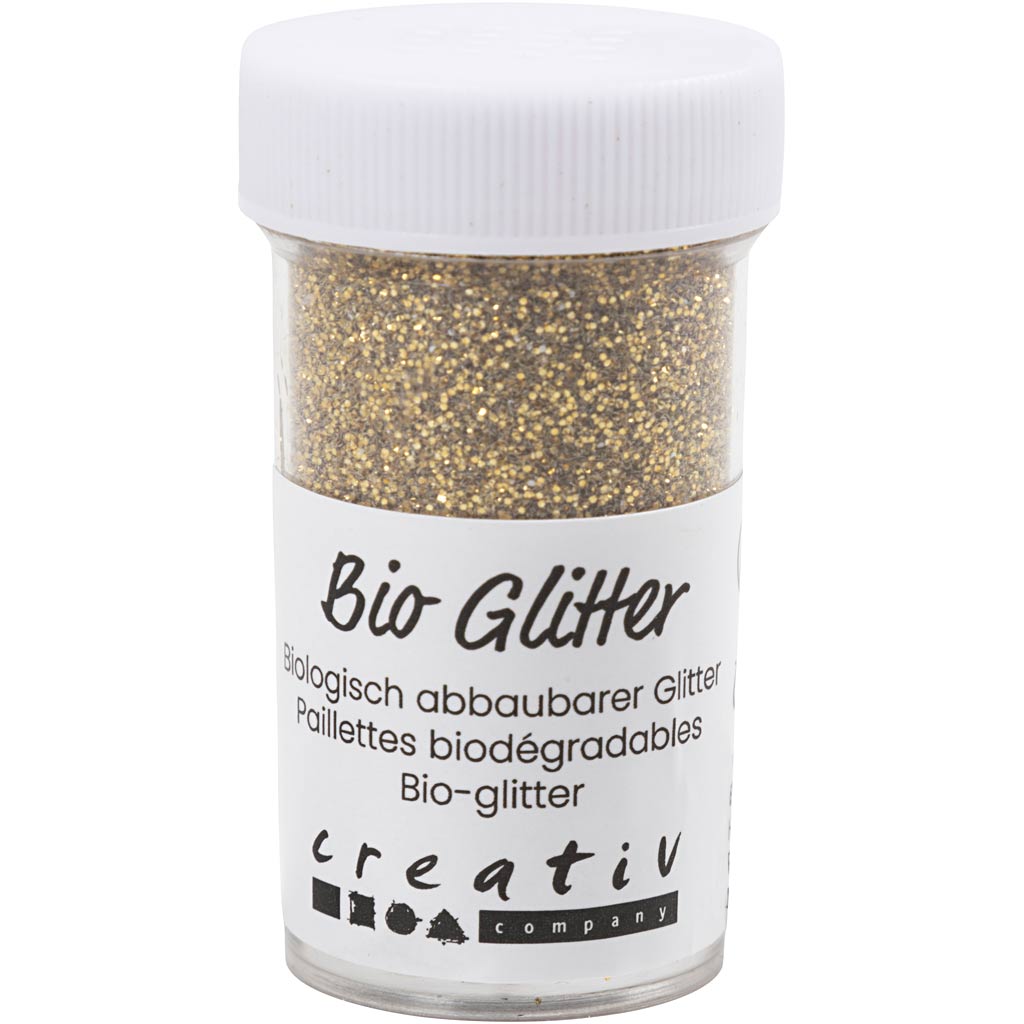 Creativ Company Bio Sparkles, Gold, 27 ml 1 Box