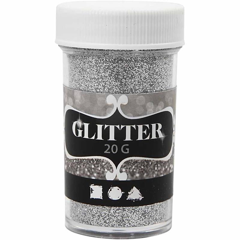 Creativ Company Glitzer, Silber, 20 gr 1 Box