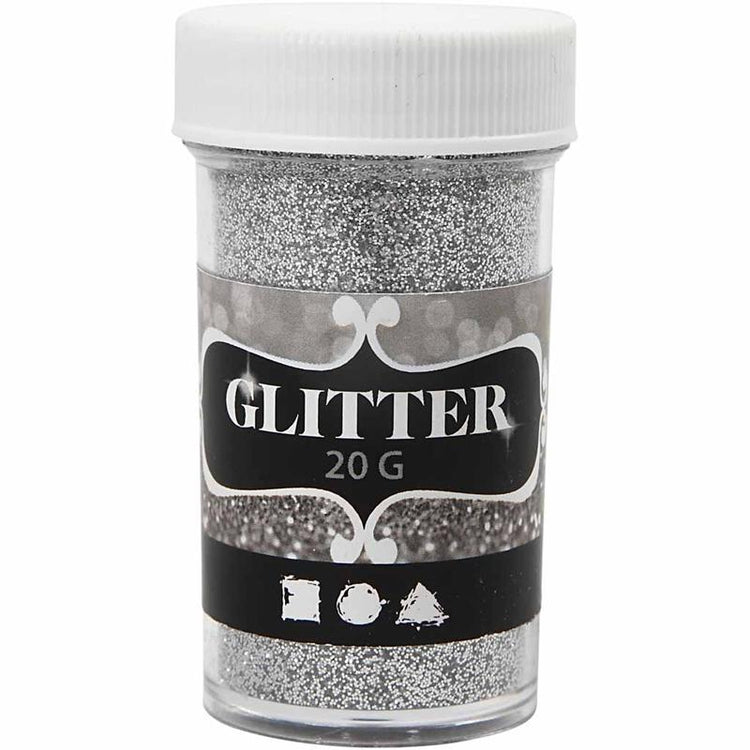 Creativ Company Glitzer, Silber, 20 gr 1 Box