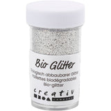 Creativ Company Bio Sparkles, Silber, 27 ml 1 Box - afbeelding 1