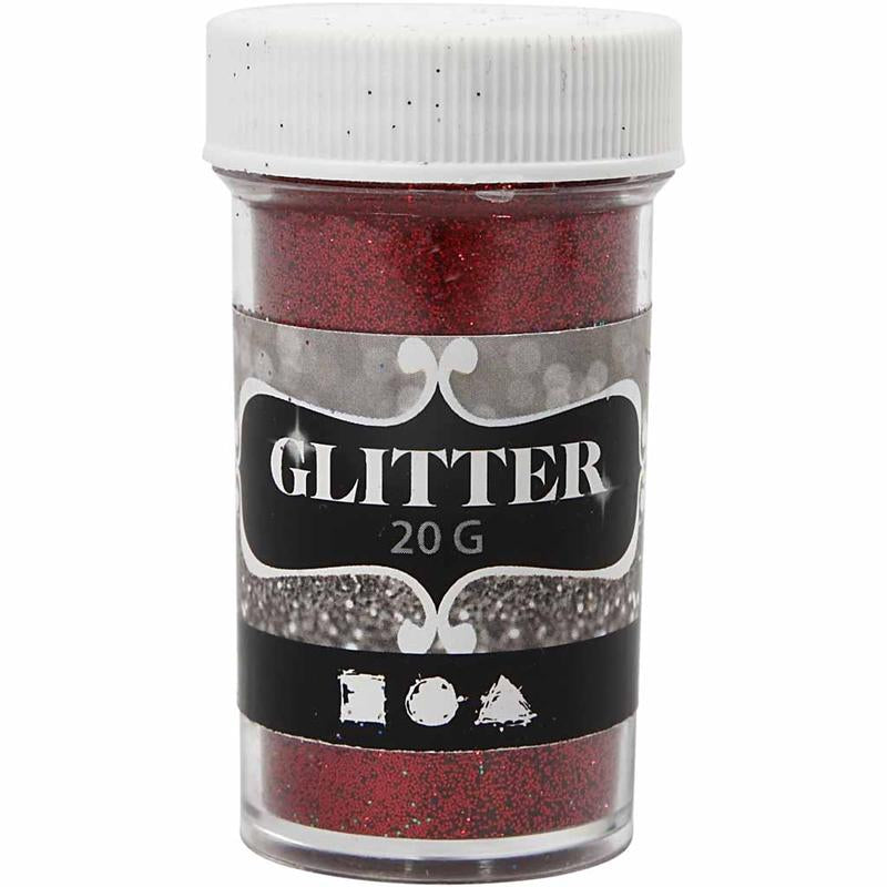 Creativ Company Glitzer, rot, 20 gr 1 Box
