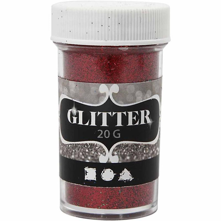 Creativ Company Glitzer, rot, 20 gr 1 Box