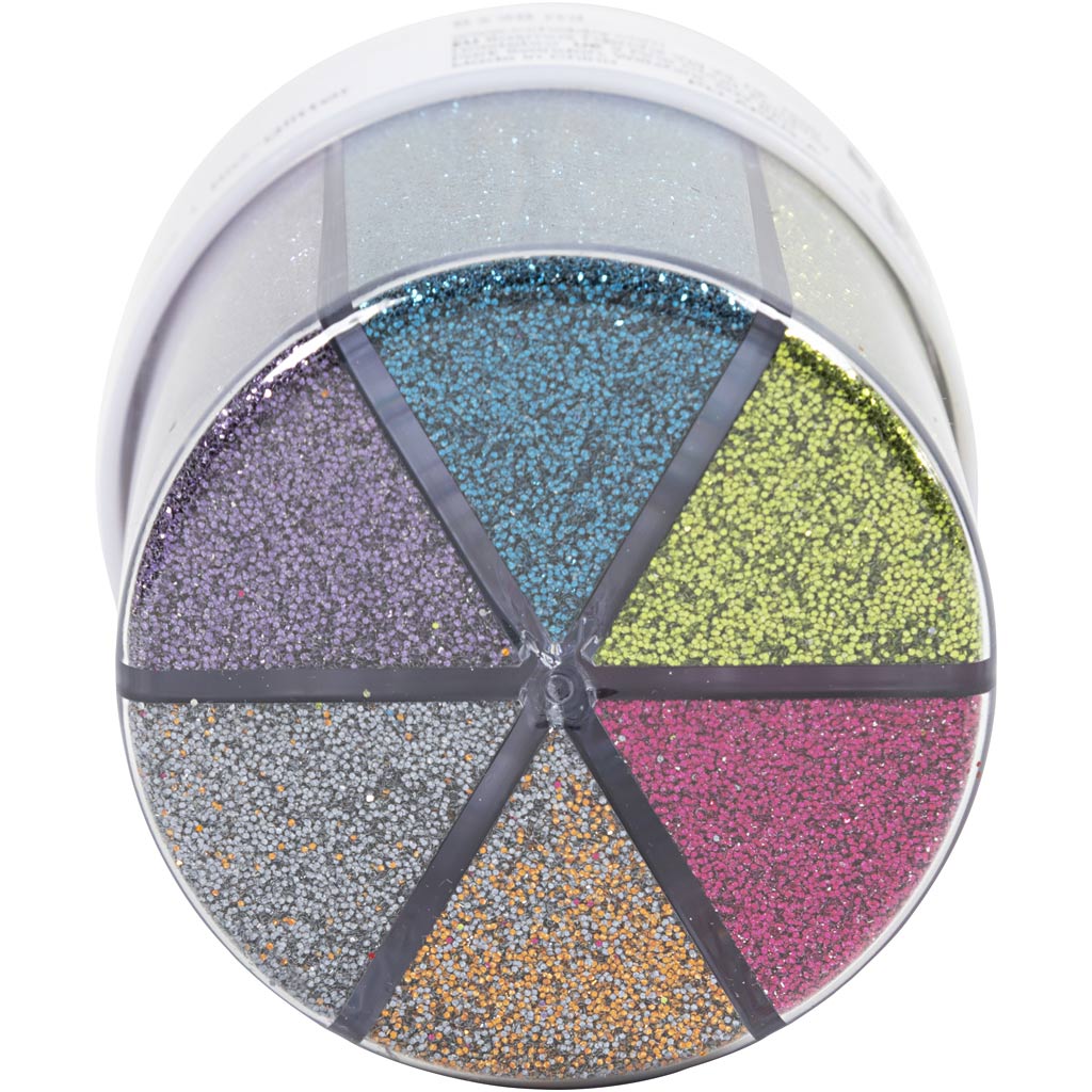Creativ Company Bio Sparkles, verschiedene Farben, 6x28 ml 1 Box