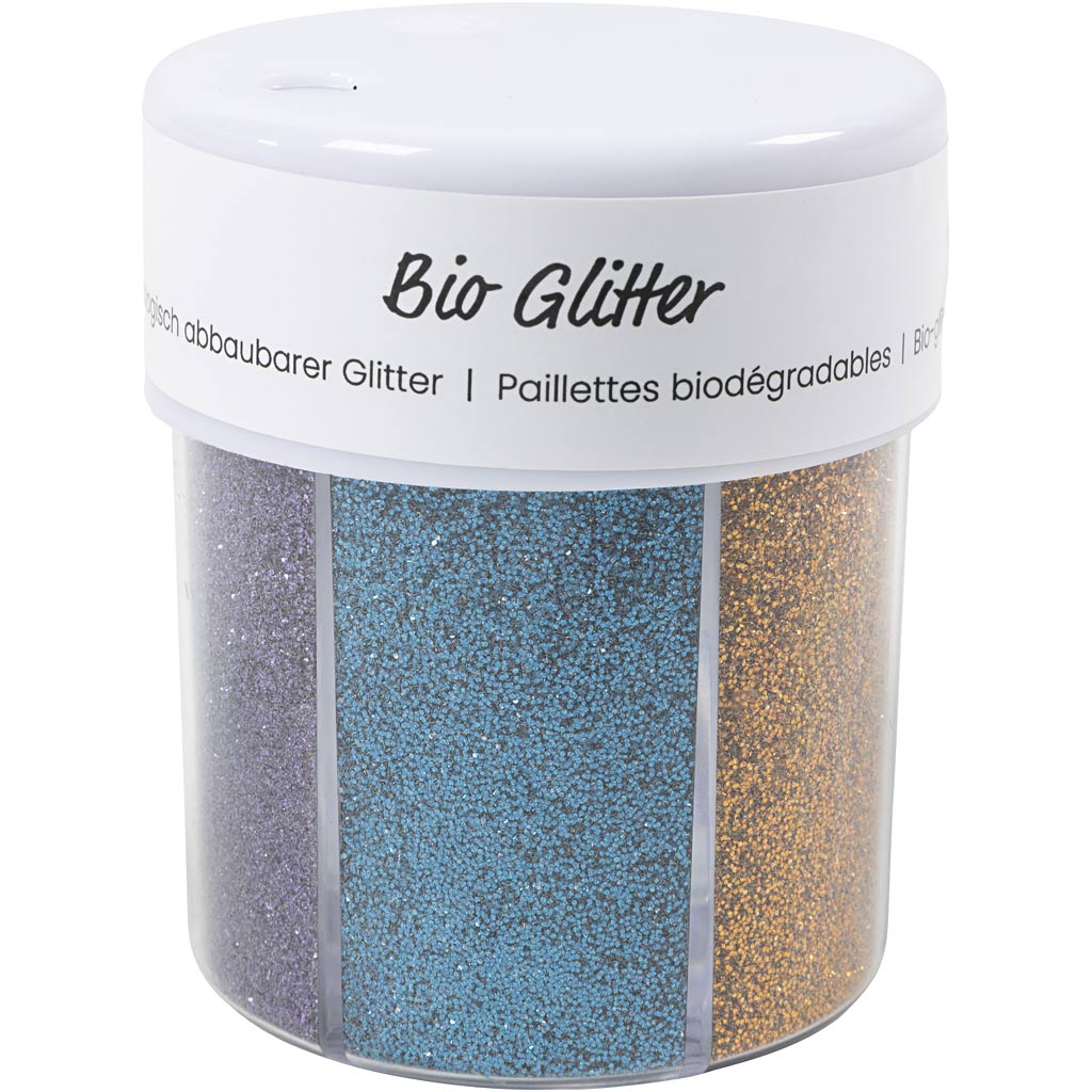 Creativ Company Bio Sparkles, verschiedene Farben, 6x28 ml 1 Box