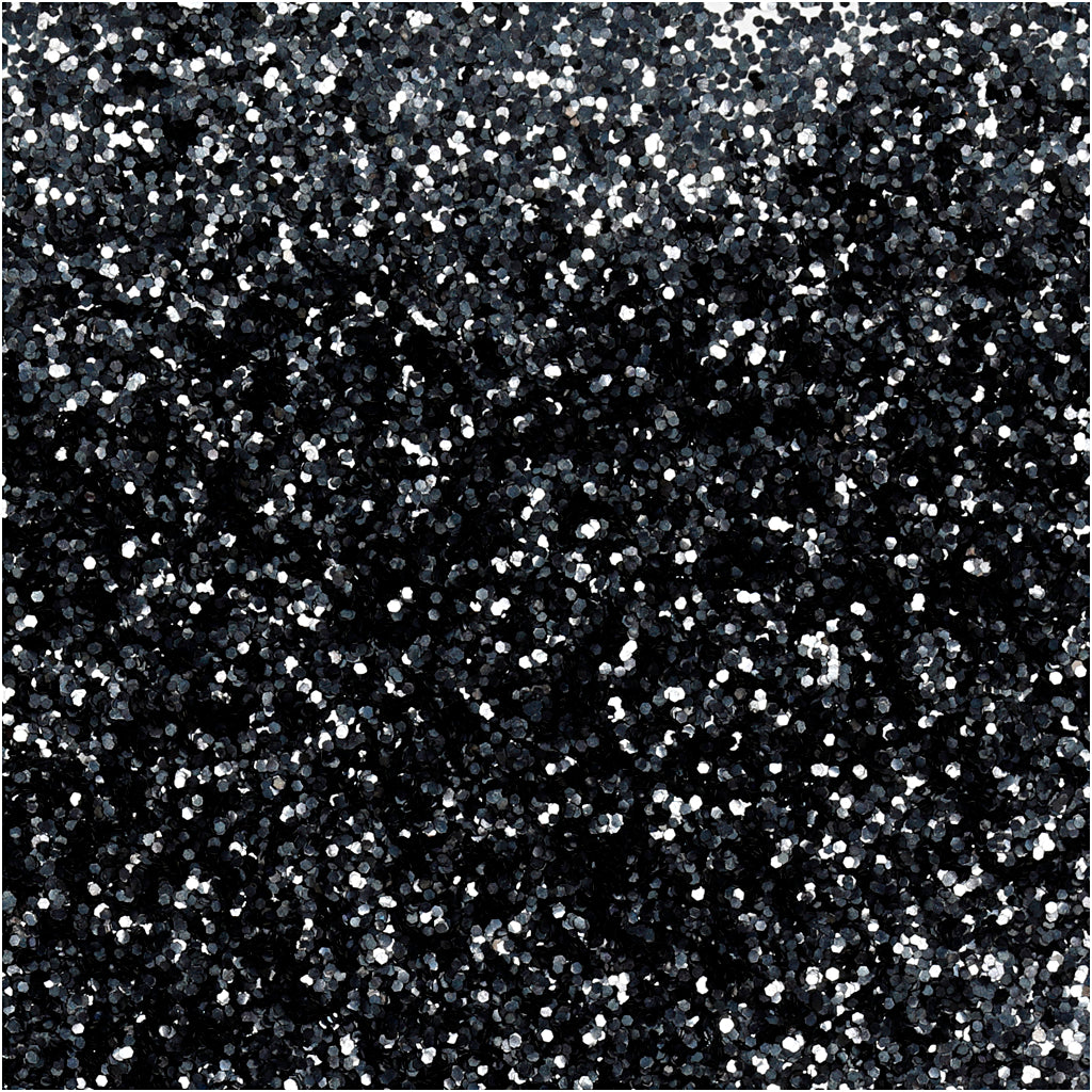 Kreativfirma Bio Glitter Black, 10gr
