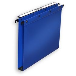 Vertikale Hängemappe Ultimate Elba 383002 PP A4 blau 30 mm unten anschließbarer Reiter