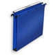 Vertikale Hängemappe Ultimate Elba 383002 PP A4 blau 30 mm unten anschließbarer Reiter