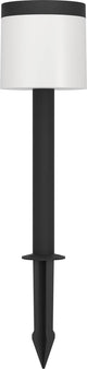 Eglo Pantete Solar Erdspießlampe – Außenstehleuchte – Solarenergie – LED – 65 cm – Schwarz und Weiß