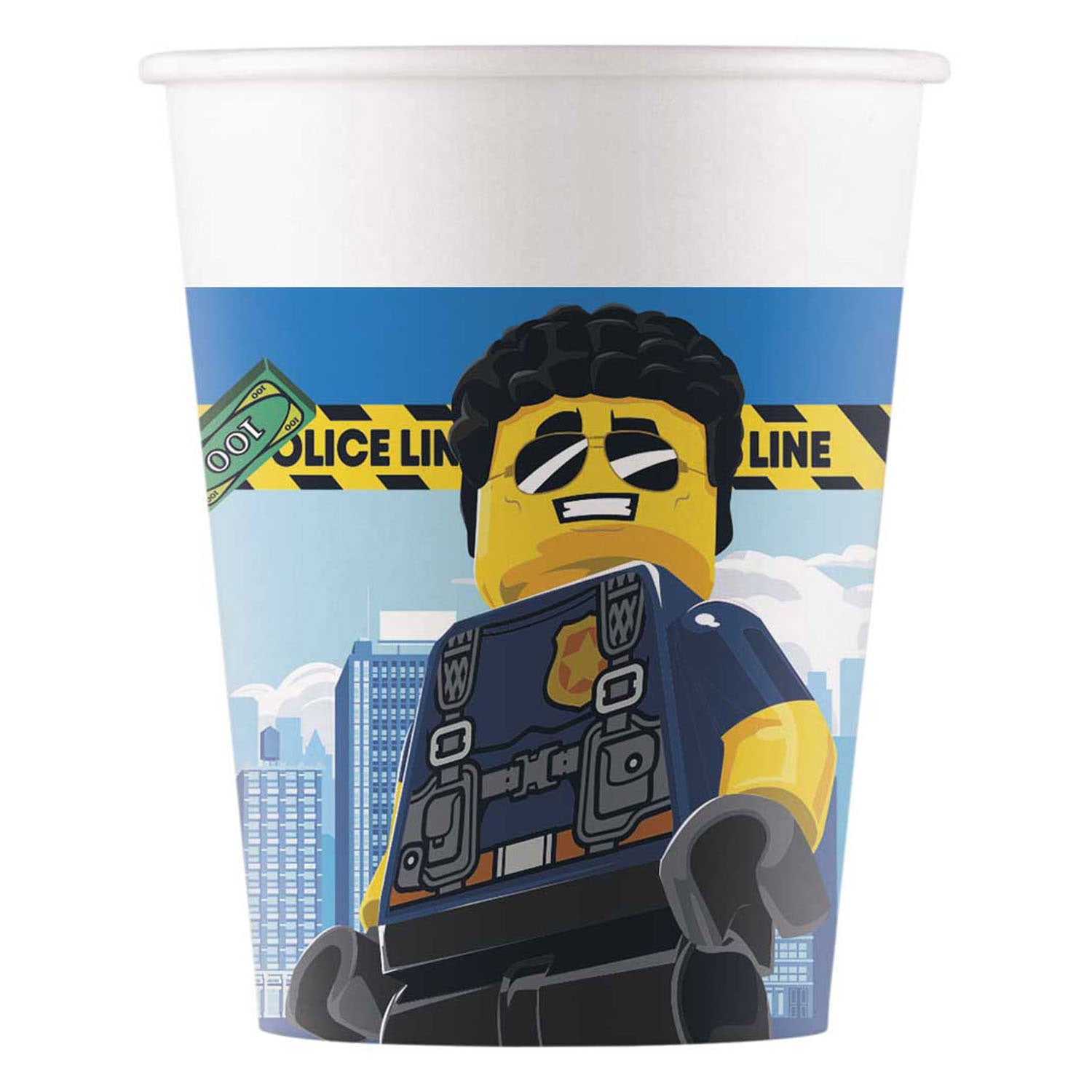 Globos Papy Cups FSC City, 8st.