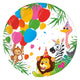 Papierschilder FSC Dschungel Luftballons, 8Stk.
