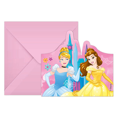 Einladungen und Umschläge FSC Disney Prinse Live Your Story, 6st.