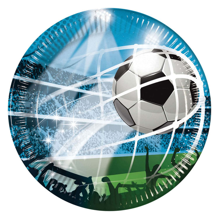 Pappteller FSC Fußball-Fans, 8 Stk.