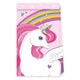 Globos Paper Party -Taschen FSC Einhorn Regenbogenfarben, 4st.