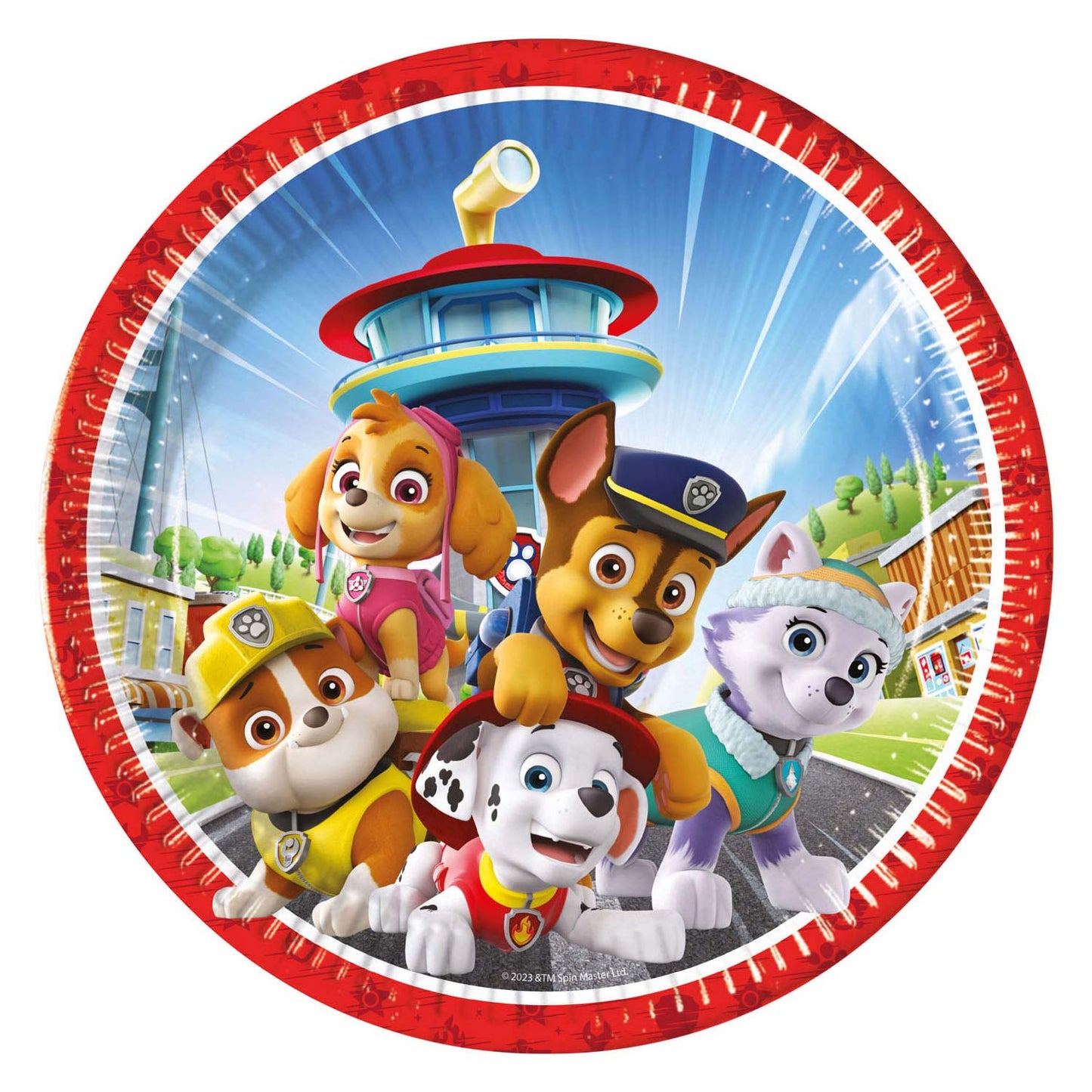 Pappteller FSC Paw Patrol Rescue Heroes, 8st.