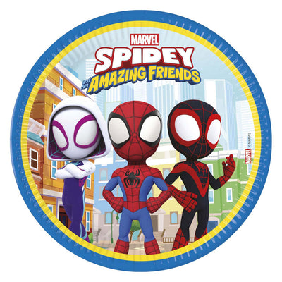 Papierplatten FSC Spidey, 8st.