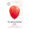 Globos Balloons rot 30 cm, 10st.