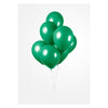 Globosballons dunkelgrün 30 cm, 10st.