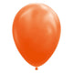 Globos Luftballons Orange 30cm, 10Stk.